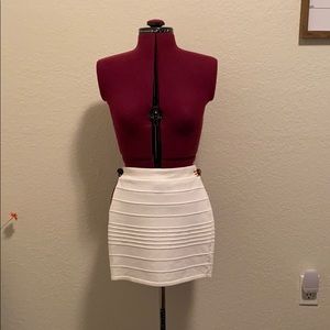 White Mini Skirt